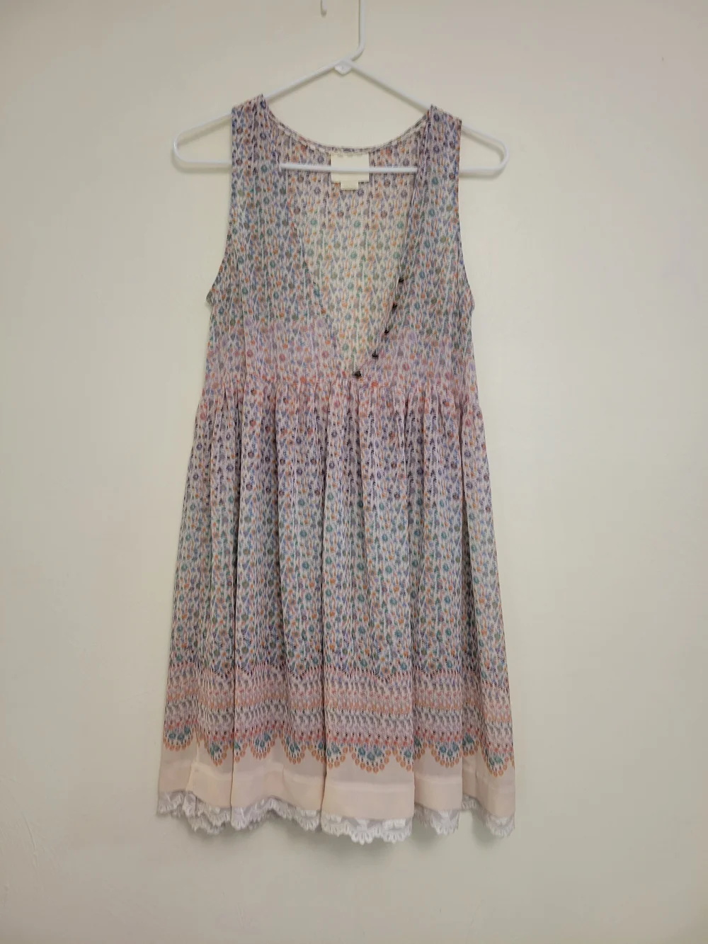 Anthropologie Maeve Floral Sleeveless Dress Size XS - Picture 1 of 5